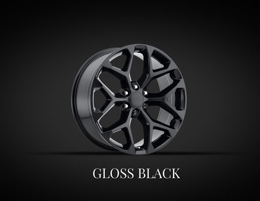 Chevrolet Truck Snowflake Gloss Black  Replica Wheel