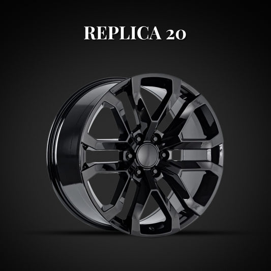 Chevrolet  Replica Style 20 Gloss Black  Wheel