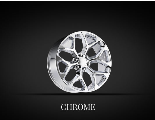 Chevrolet Truck Snowflake Chrome Replica Wheel