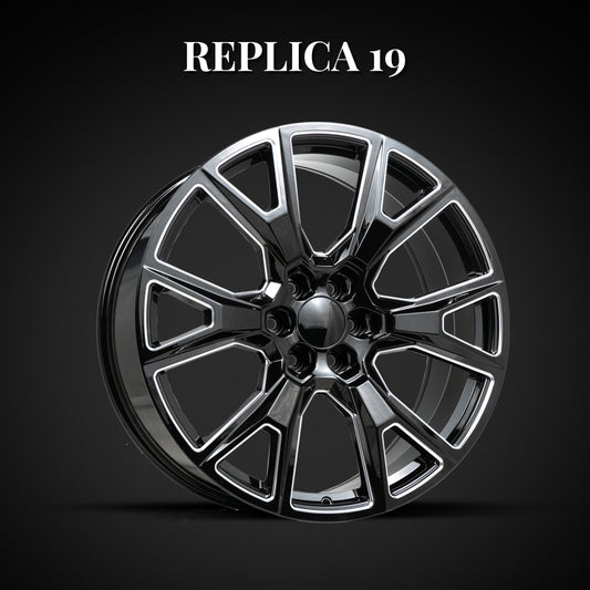 Chevrolet  Replica Style 19 Gloss Black milled  Wheel