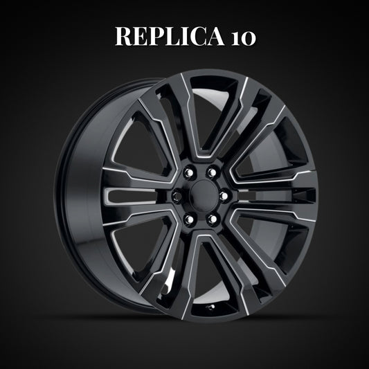 Chevrolet  Replica Style 10 Gloss Black Milled  Wheel